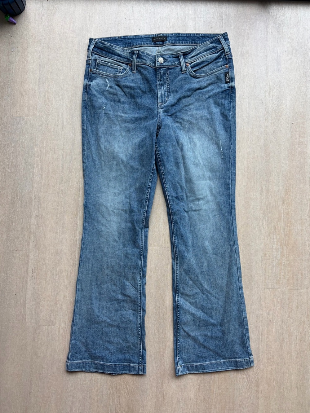Y2K Silver Jeans